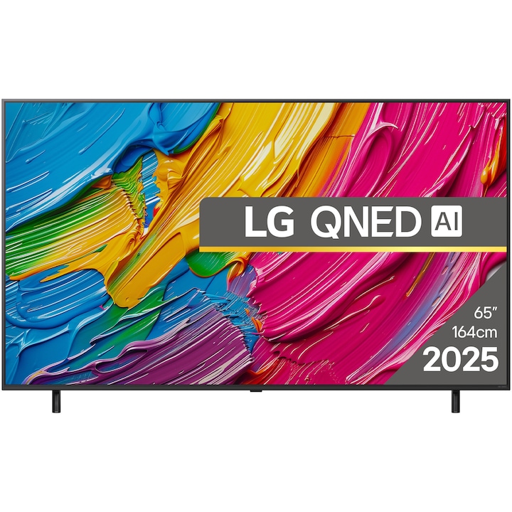 Телевизор LG QNED 65QNED80A3A, 65"(164 см), Smart, 4K Ultra HD, Клас E (Модел 2025)