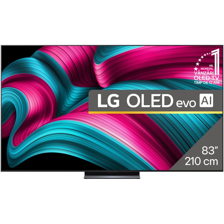 Телевизор LG OLED evo 83C51LA, 83" (210 см), Smart, 4K Ultra HD, 100 Hz, Клас F (Модел 2025)