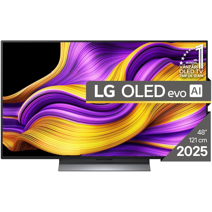 Телевизор LG OLED evo 48G53LS, 48"(121см), Smart, 4K Ultra HD, 100 Hz, Клас F (Модел 2025)