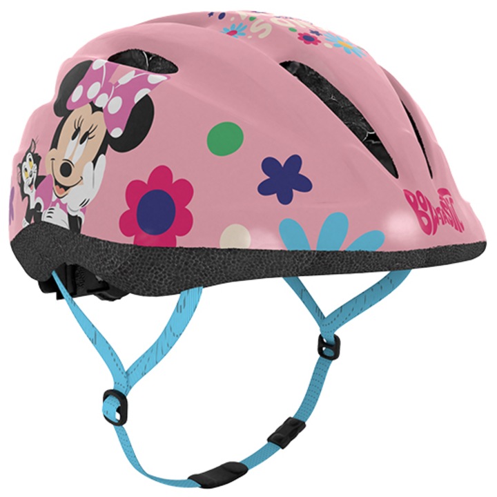 Minnie gyerek kerékpáros sisak, rózsaszín, S méret (48-52 cm)