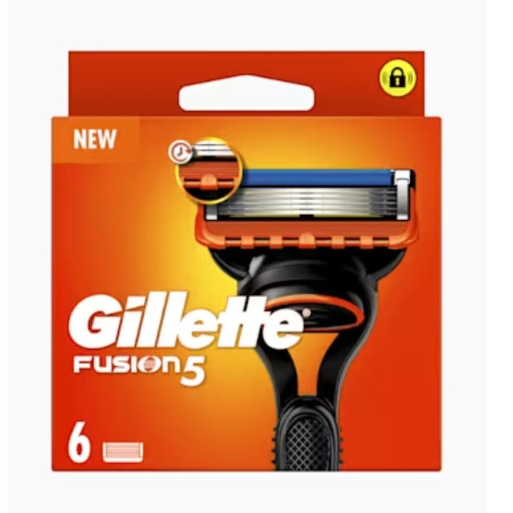 Gillette Fusion5 borotvapengék 6 db-os utántöltő készlet