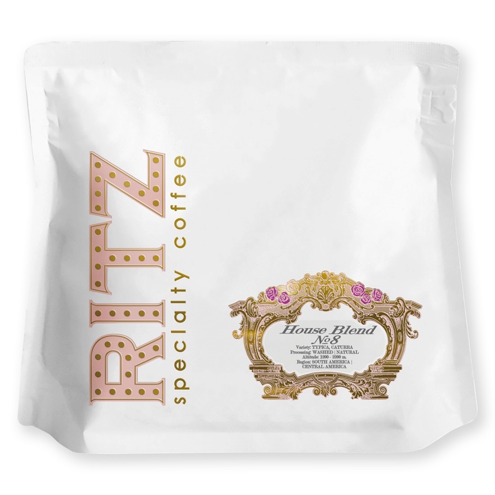 Кафе на зърна The RITZ Specialty Coffee House Blend 8, 200 гр