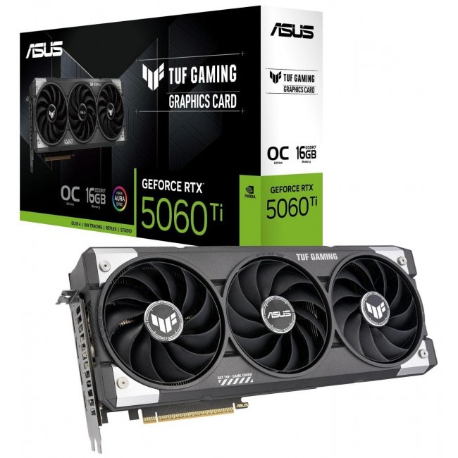 新品ASUS NVIDIA GeForce RTX 5060 Ti 16G Placa grafica Geforce Asus RTX 5060 TI TUF 16GB OC - eMAG.ro