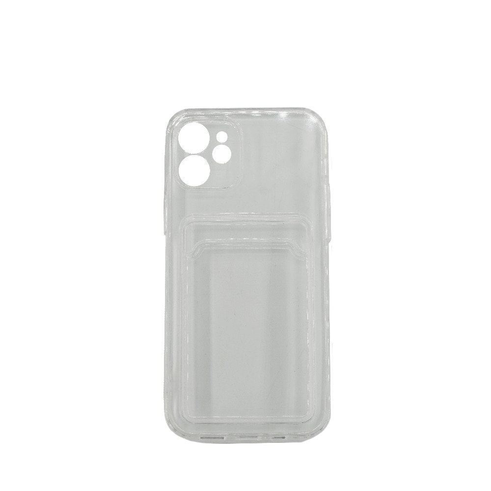Husa protectie cu suport card compatibila cu Samsung Galaxy S10 Plus Transparent
