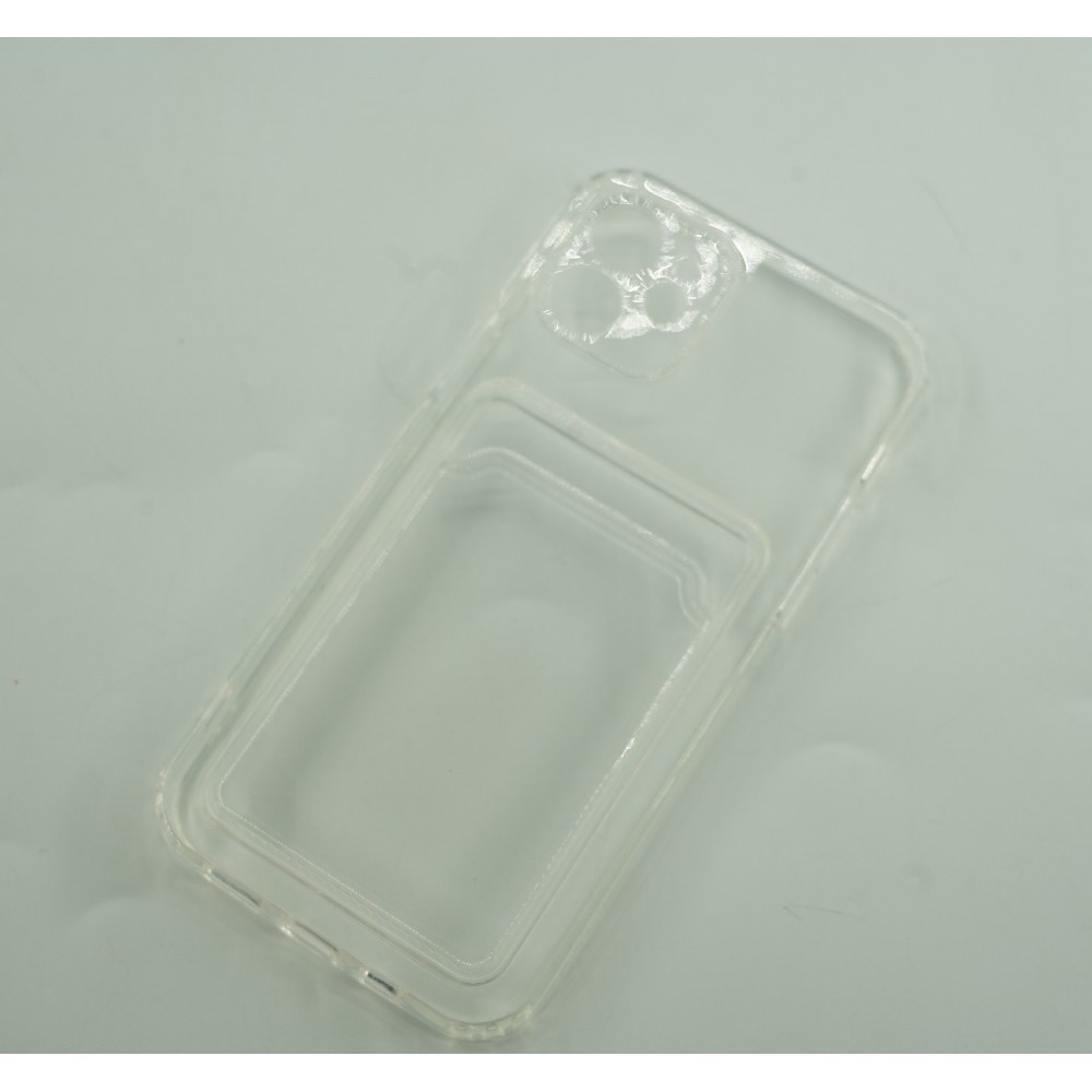 Husa protectie cu suport card compatibila cu Samsung Galaxy S10 Plus Transparent