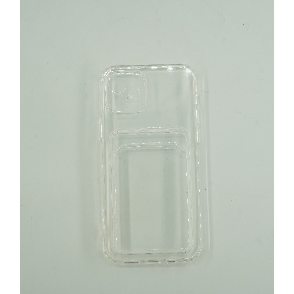 Husa protectie cu suport card compatibila cu Samsung Galaxy S10 Plus Transparent