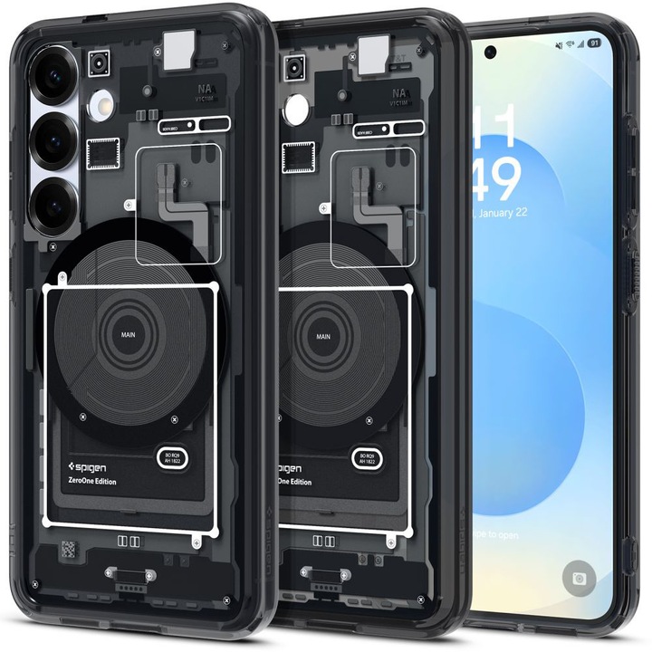 Husa pentru Samsung Galaxy S25, D21, Silicon, Black