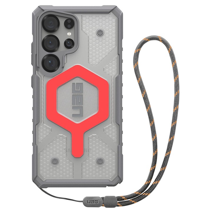 Husa Protectie pentru Samsung Galaxy S25 Ultra, K12, Lexgard, Active Lava Lanyard