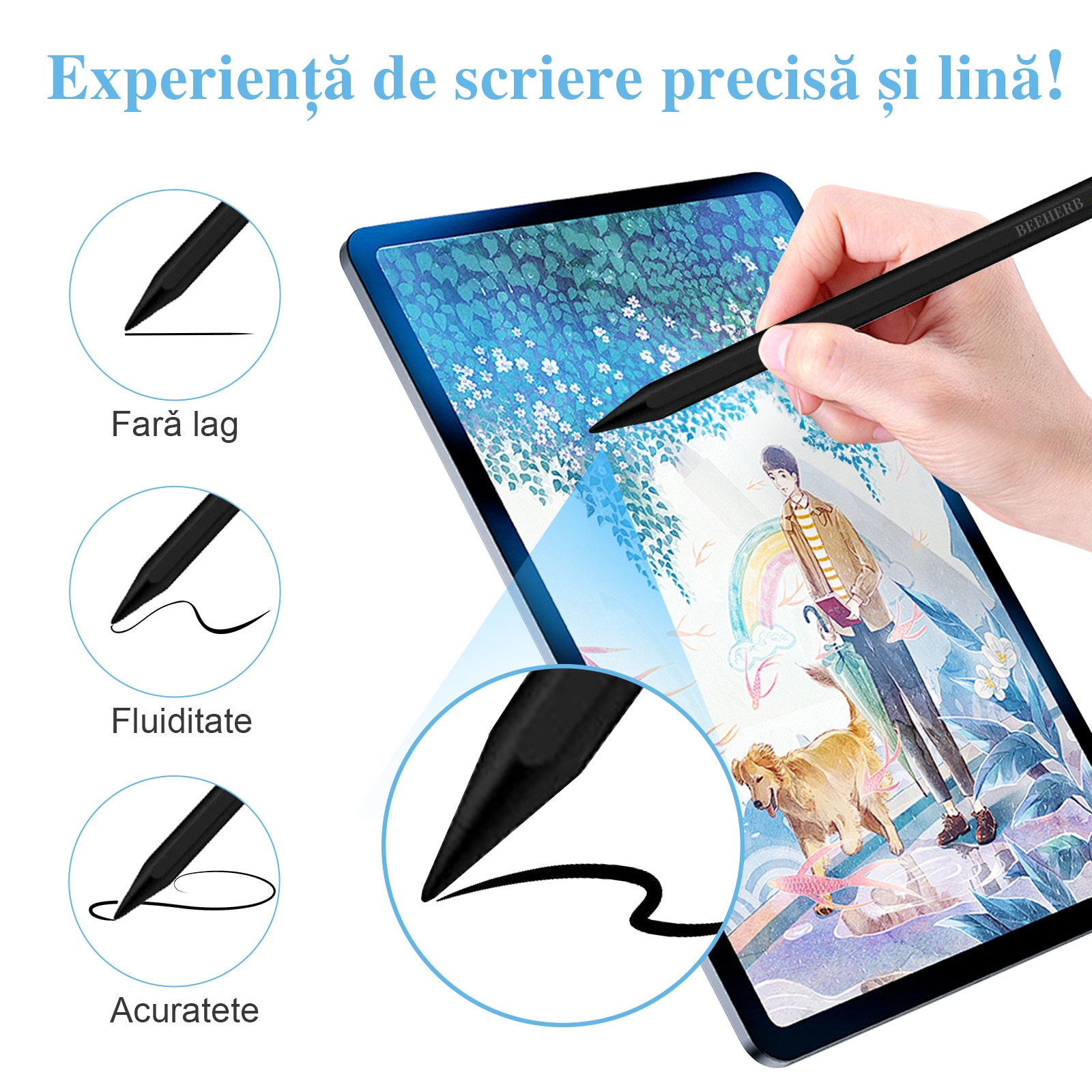 Stylus Pen Universal, Beeherb®, Pentru telefoane mobile sau