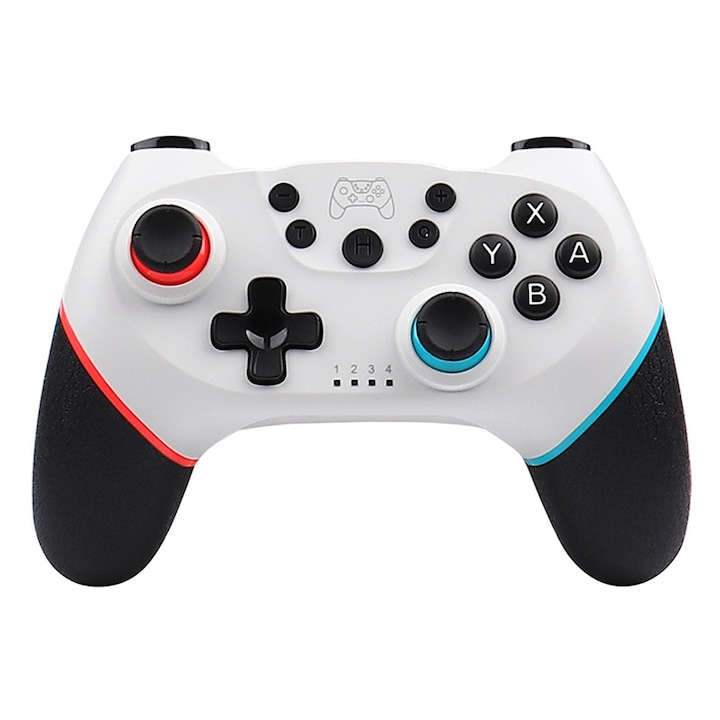 PC vezérlő, VIELLAN, Bluetooth, Turbo funkció, Switch/Switch Lite-hoz, Vezeték nélküli, Fehér