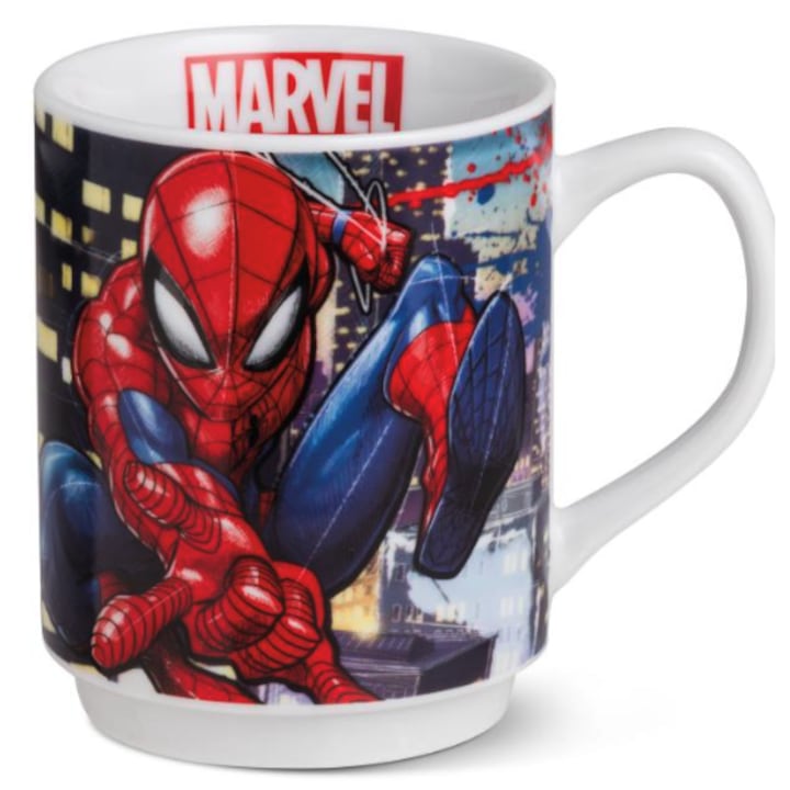 Cana - Spider-Man, Portelan, 350 ml, Multicolor