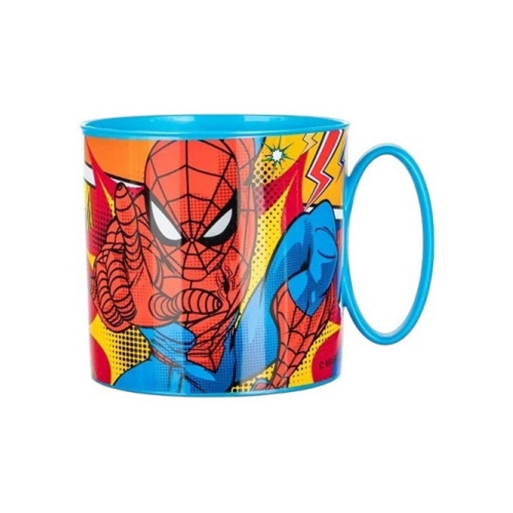 Cana din plastic, 350 ml, Banquet Micro Spiderman 12689316