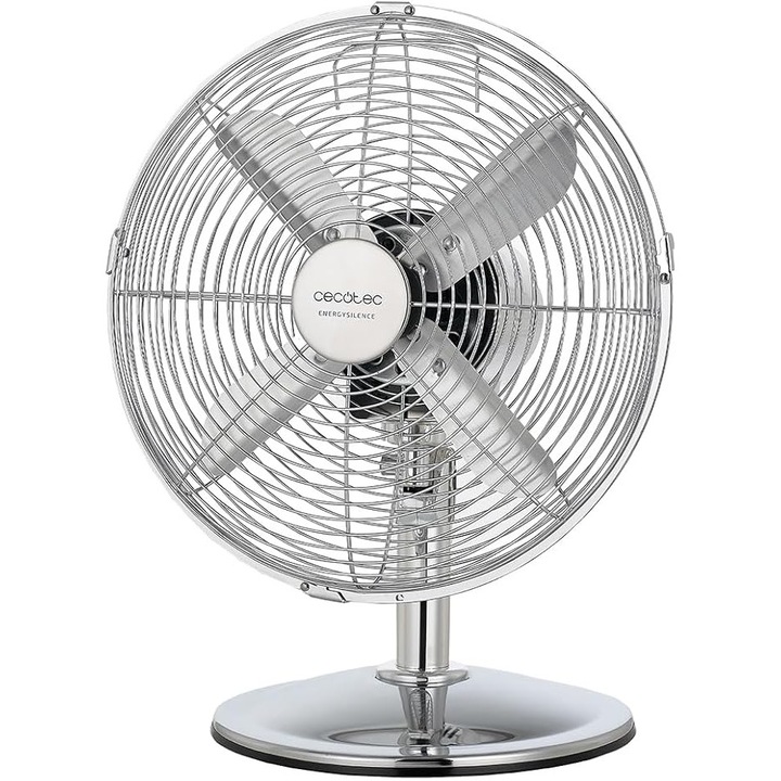 Cecotec 08232 EnergySilence 620 RetroDesk – Ventilator de birou, 40W
