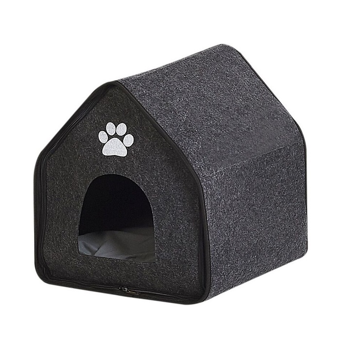 Pat pentru animale de companie Jangi Pasla Gri inchis