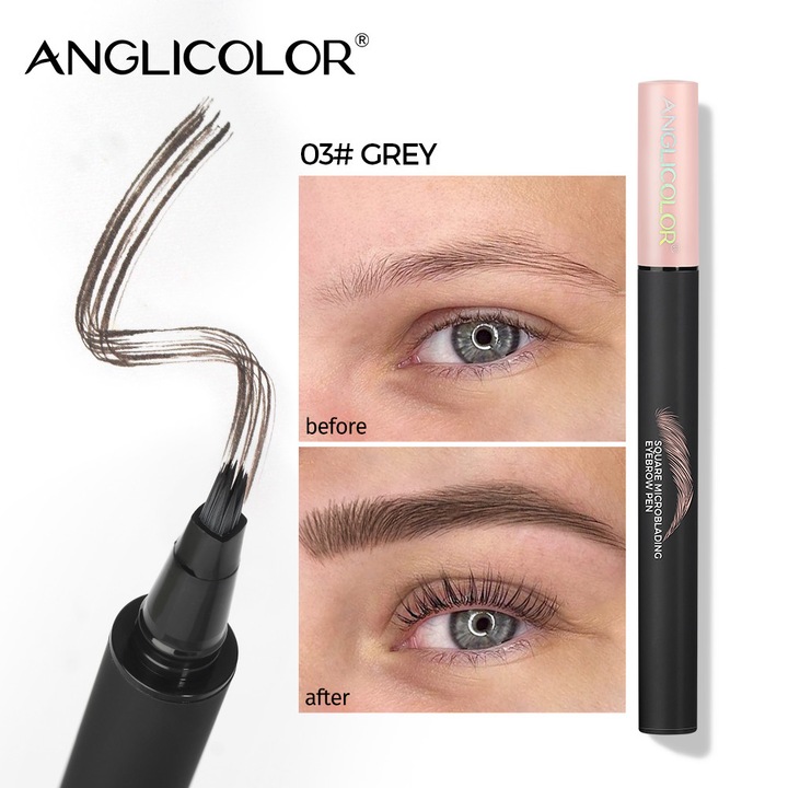 Anglicolor 03 Grey szemöldökceruza, vízálló, tartós, 14g