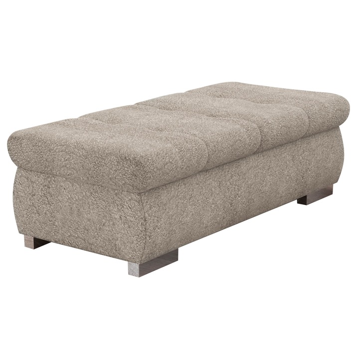 Taburet mare Herkules, MIRJAN 24, gri, 60x120x39 cm