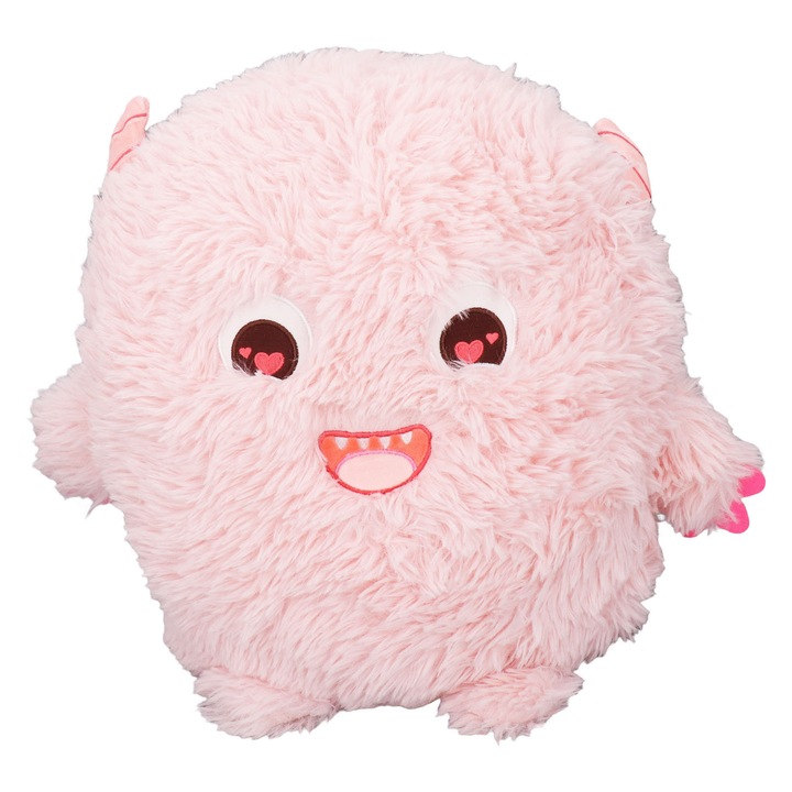 Jucarie de plus, model cartoon, roz, 30x40cm, set de jucarii de plus