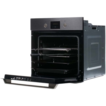 Cuptor incorporabil Hansa Scandium BOEI69472, Electric, 65 l, Autocuratare catalitica, Grill, Rotisor, Display, Clasa A, Inox