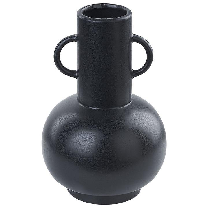 Vaza pentru flori Perea Ceramica 26 cm Negru