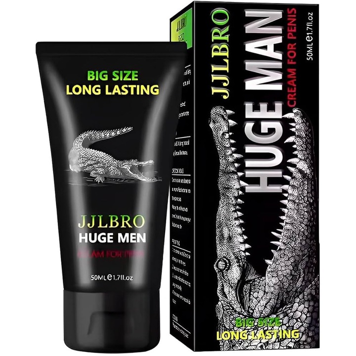 Férfi növekedést fokozó krém és masszázskrém külsőleges használatra JJLBRO Huge Man 50ml