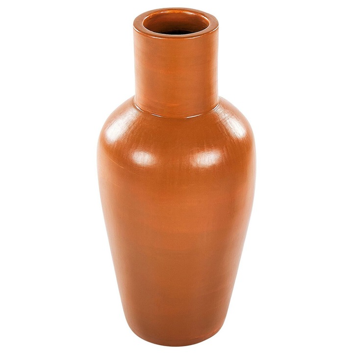 Vaza decorativa Karfi Ceramica 37 cm Portocaliu