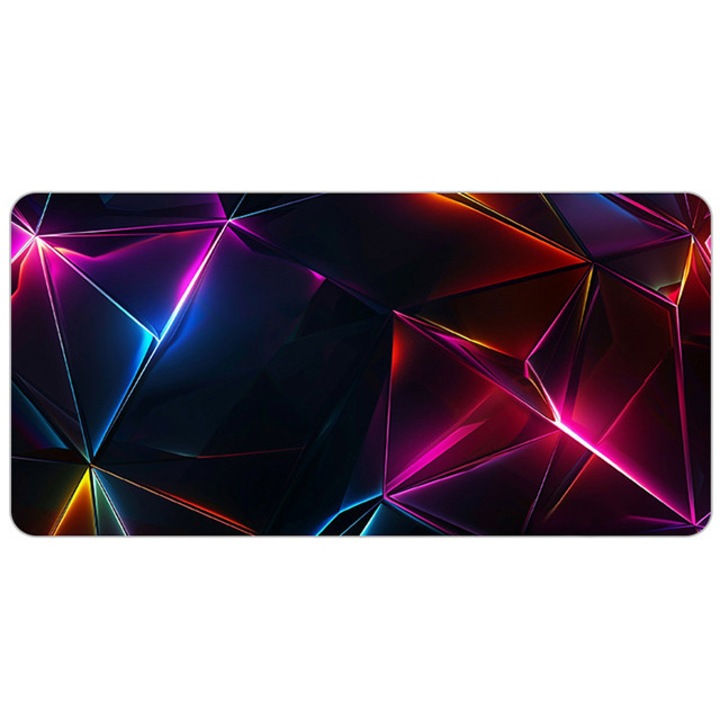 Mousepad profesional 3D, suprafata textila, baza cauciucata anti-alunecare, 600x300x2mm, dark cobalt