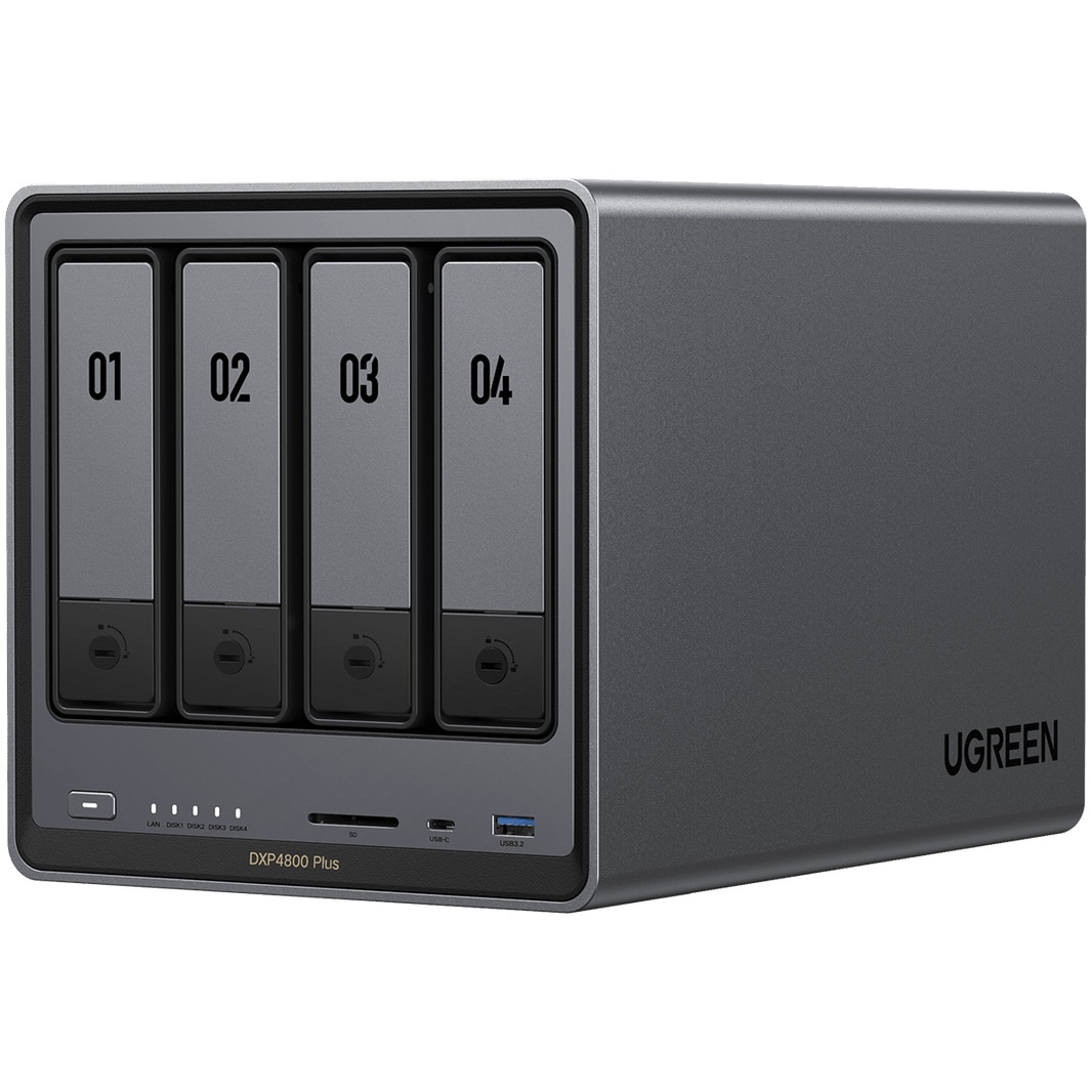 UGREEN「NASync DXP 4800 Plus」 Network Attached Storage UGREEN NASync DXP4800 Plus cu procesor