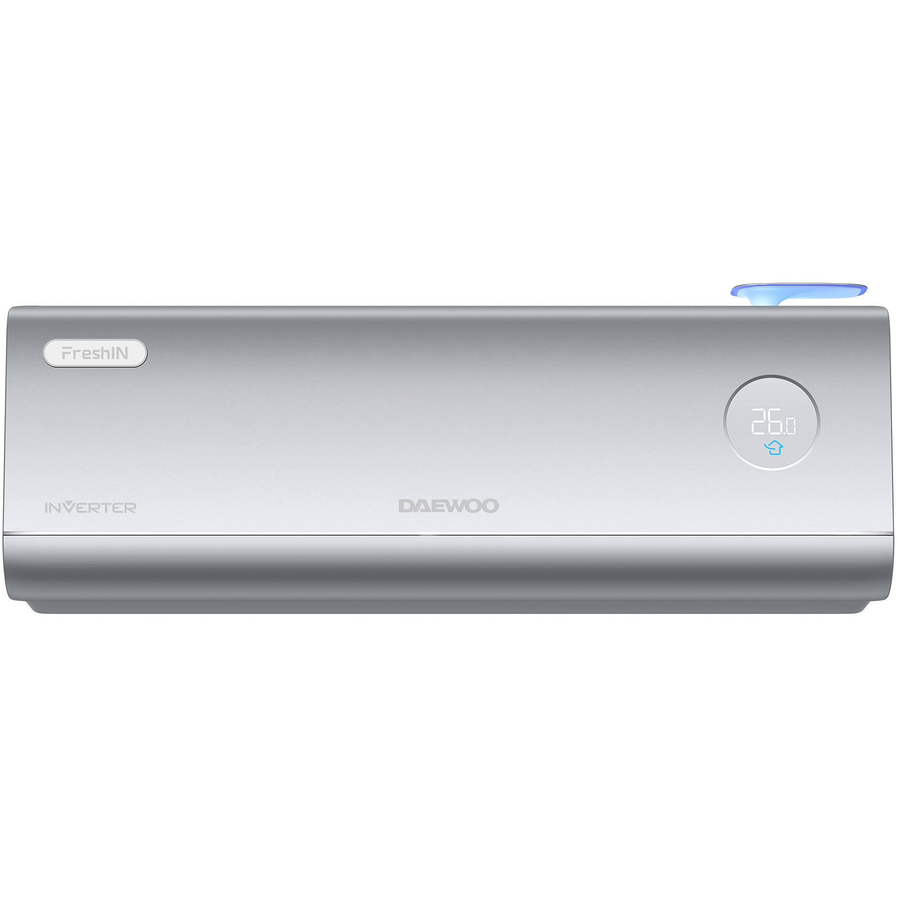 Aparat de aer conditionat Daewoo 12000 BTU WI-FI Fresh, kit de instalare inclus (3m), argintiu