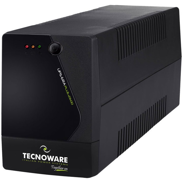 UPS, TECNOWARE, ERA PLUS 2600 IEC, 2.600VA/1.820W, Tehnologie Line Interactive Plus, AVR, Software de management UPS TecnoManager, 6 prize IEC C13