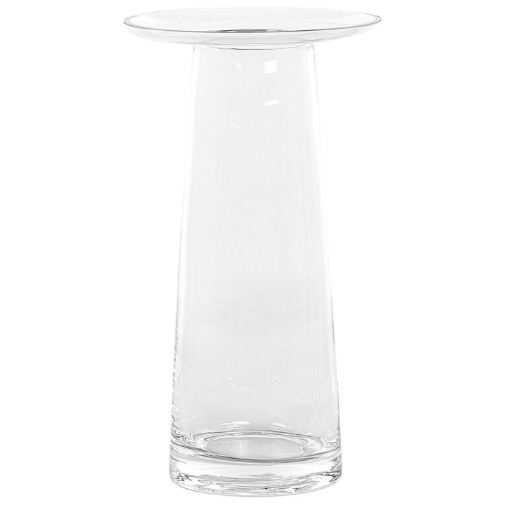 Vaza pentru flori Manna Sticla 26 cm Transparent