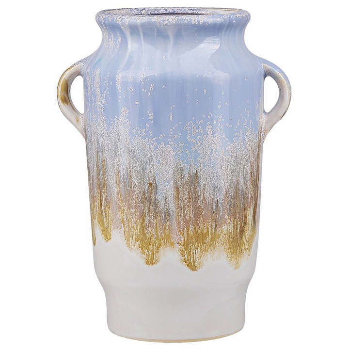 Vaza pentru flori Gerrha Gresie de portelan 25 cm Albastru deschis