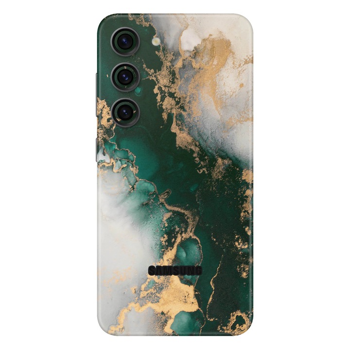 Folie de protectie pentru Samsung Galaxy S23 Plus, Colectia Signature, Skin Spate cu laterale unite, Forest Mist