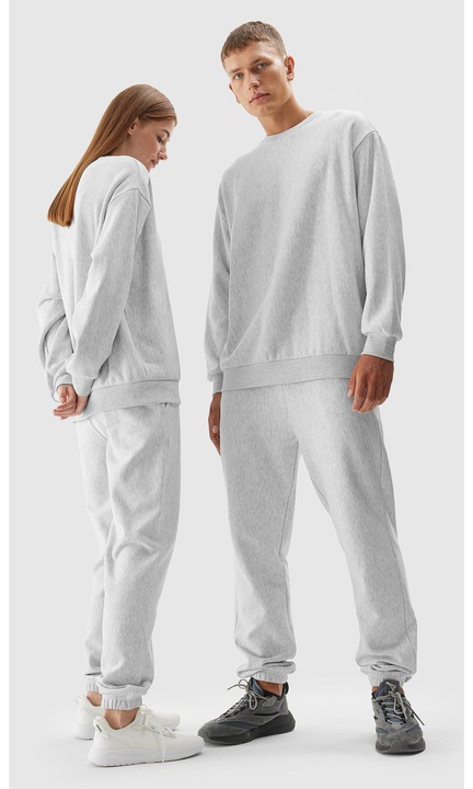 Uniszex 4F Nadrág, Pamut, Szürke, Szürke