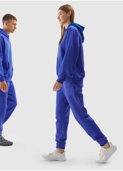 4F Uniszex Nadrág, Pamut, Kék, M INTL