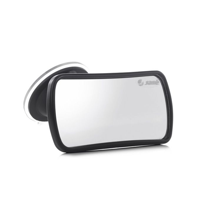 Oglinda auto, Jane, Pentru parbriz, Din sticla rezistenta la spargere, 14.5 x 7.5 x 5.5, Black