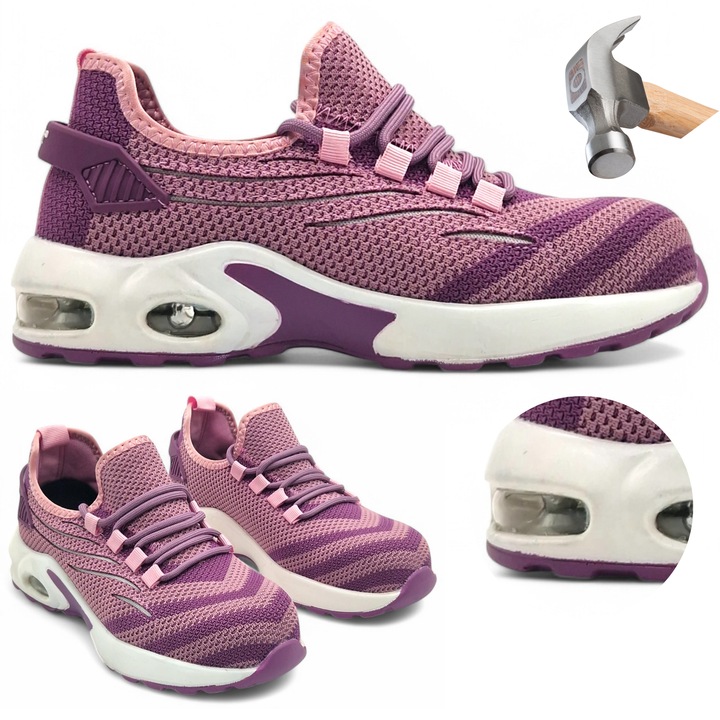 Pantofi de lucru de vara pentru femei, usori, sport, Urgent 250 S1, Roz 40