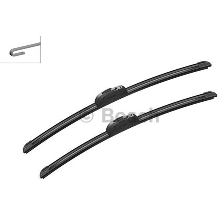 Комплект чистачки BOSCH, 500x475 мм, за автомобили с ляв волан, без шарнир