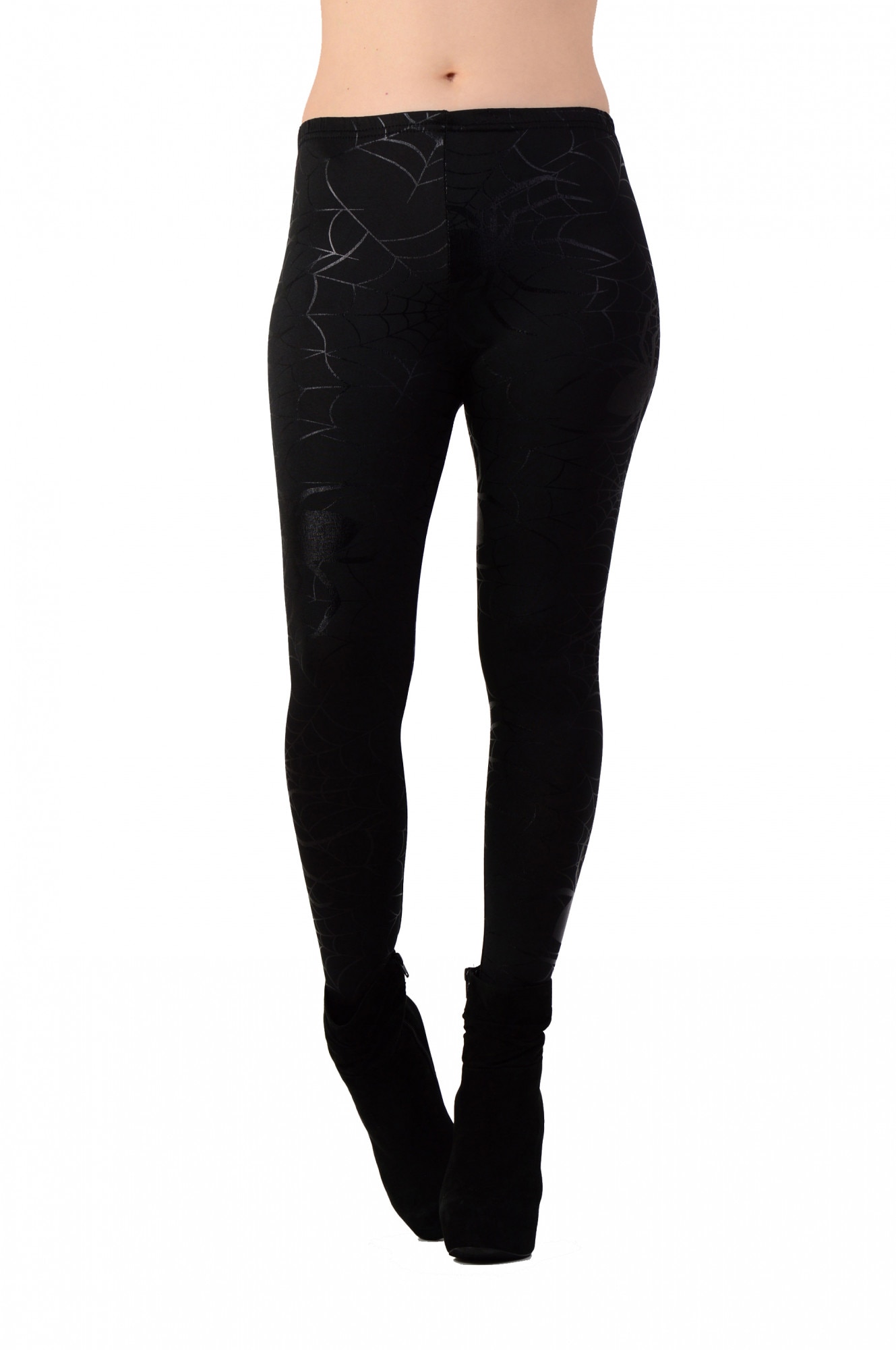 Colanti spider web negri, L384
