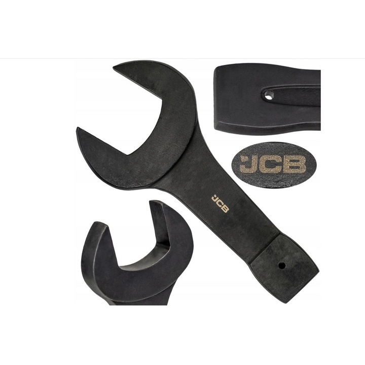 Cheie Plata Pentru Impact, Jcb, Jcb-79136, Varf De Impact Cu Reducerea Vibratiilor, Constructie Intarita Rezistenta La Indoire, Proprietati Anticorozive, Otel Crom-Molibden, 36 mm, Negru