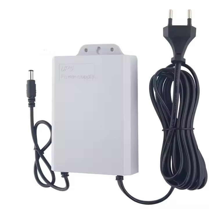 UPS захранване, батерия 3600 mAh, защита от презареждане, пренапрежение, висока температура и късо съединение 12V
