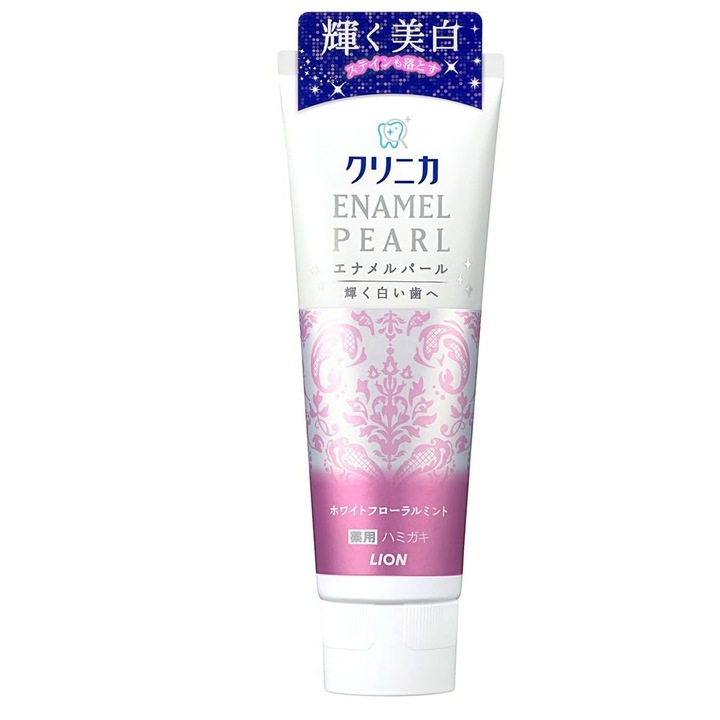 Паста за зъби Lion Clinica Enamel Pearl - бяла флорална мента 130 г