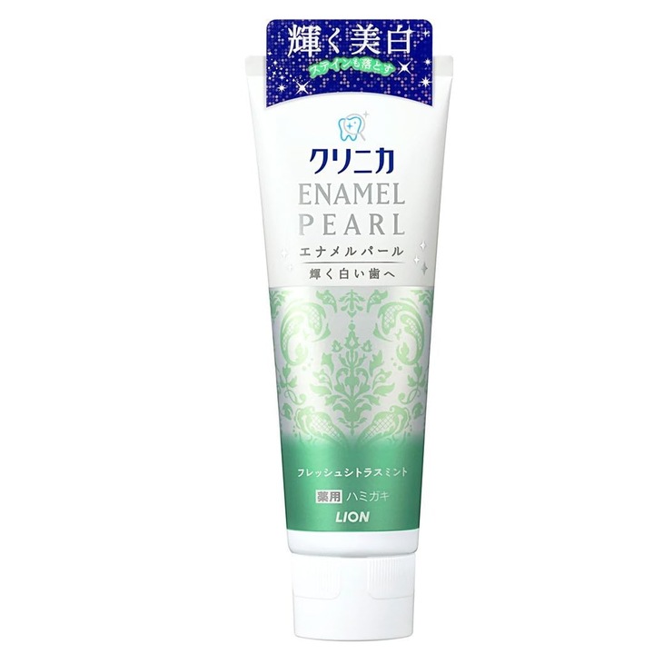 Паста за зъби Lion Clinica Enamel Pearl - Пресен цитрус и мента 130 г