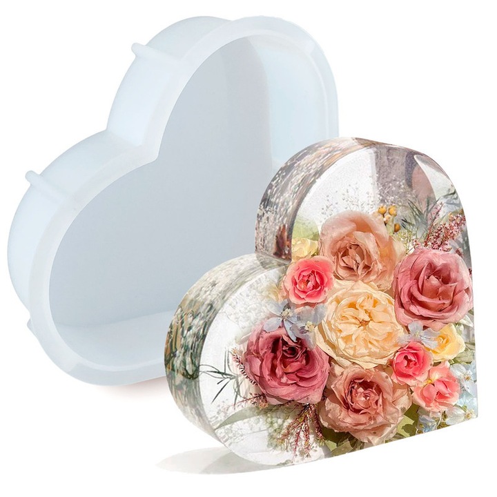 Forma lumanare, silicon, 22cmx20.5cmx5.2cm, pentru decoratiuni din rasina