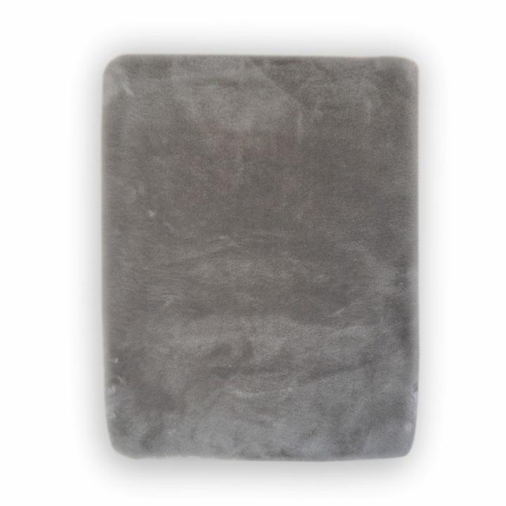 Covor, Seta Hali, Bellarossa, 50x80 cm, Gri Inchis, Destinat Pentru Living, Dormitor, Hol, Bucatarie, Material Poliester, Design Clasic, Spate Antiderapant, Calitate Superioara, Rezistent La Pete, Usor De Intretinut, 1.2 kg