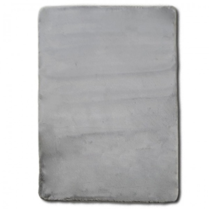 Covor, Seta Hali, BELLAROSSA, 50x80 cm, Gri, Destinat Pentru Living, Dormitor, Hol, Bucatarie, Material Poliester, Design Clasic, Spate Antiderapant, Calitate Inalta, Rezistent La Pete, Usor De Intretinut, 1.2 kg