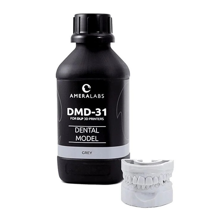 Смола за 3D принтиране Ameralabs DMD-31, сива, 1000 мл
