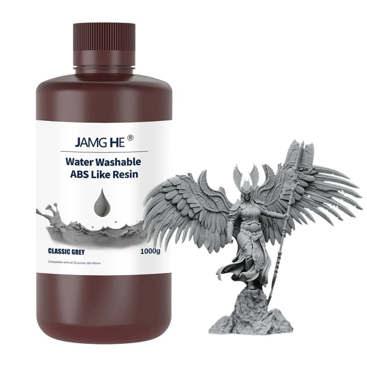 Смола за 3D печат, Jamghe, JAMG HE ABS, сива, 1 кг