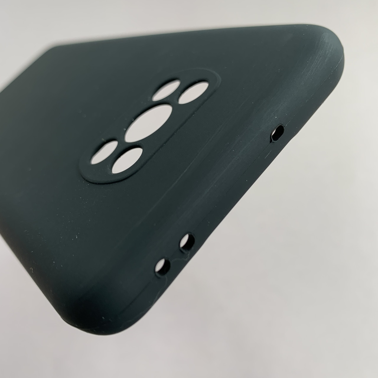 Husa telefon compatibila cu Xiaomi Poco X3 / X3 NFC / X3 Pro, Soft Silicone Premium, Anti-Soc, Protectie camera, Microfibra interior ( catifea ), Margini Ridicate pentru Protectia Ecranului, Negru