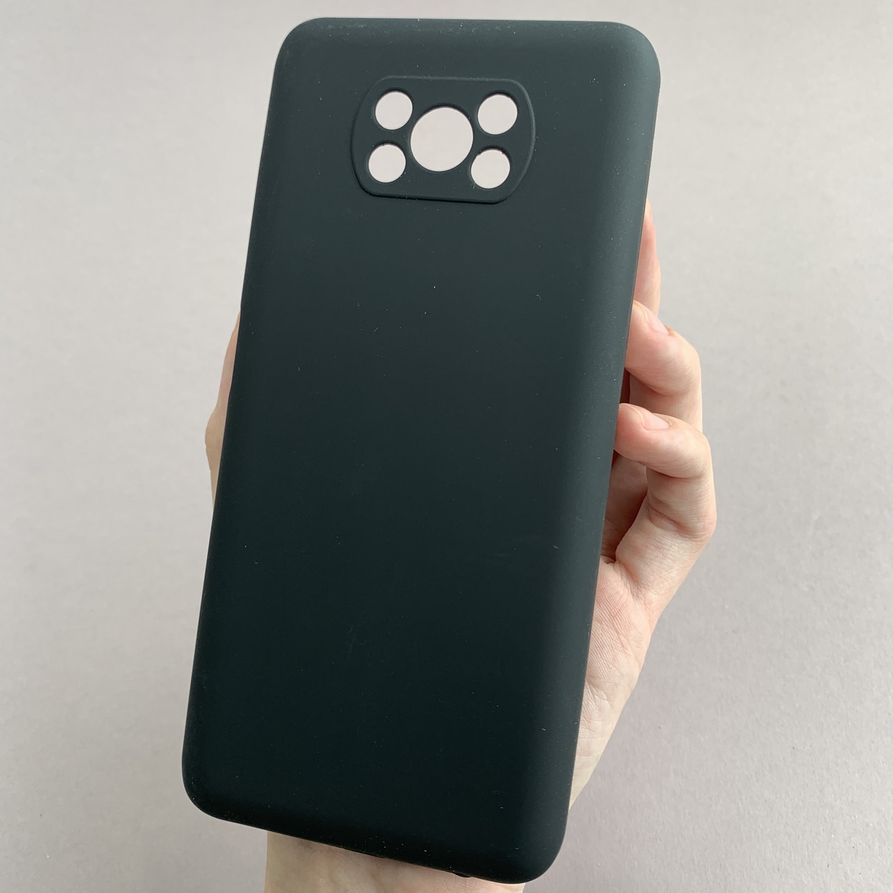 Husa telefon compatibila cu Xiaomi Poco X3 / X3 NFC / X3 Pro, Soft Silicone Premium, Anti-Soc, Protectie camera, Microfibra interior ( catifea ), Margini Ridicate pentru Protectia Ecranului, Negru