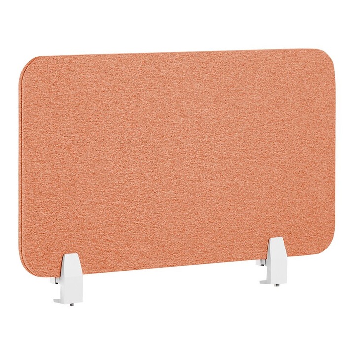 Panou de separare birou rosu deschis 80 x 40 cm Wally